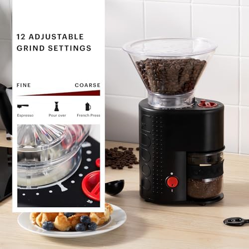 Bodum Bistro electric conical burr grinder black — photo 3