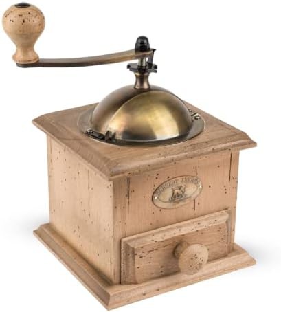 Antique Matte Beech Wood Coffee Grinder