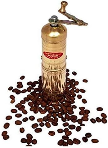 Manual brass Turkish coffee burr mill — photo 4