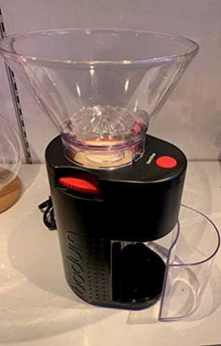 Black bistro electric conical burr coffee grinder — photo 4
