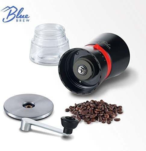 Manual ceramic burr grinder with glass jars — photo 5
