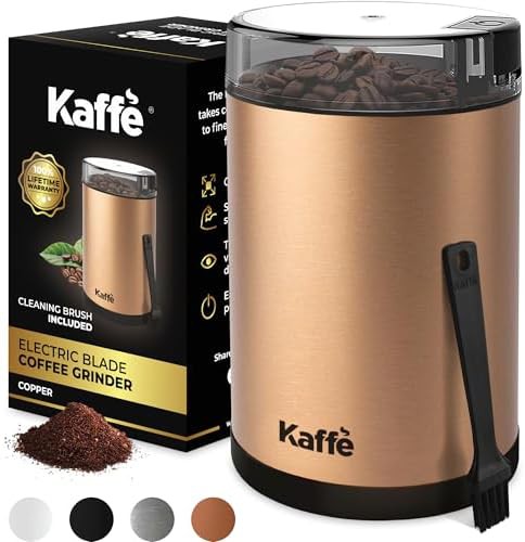 Kaffè copper one touch electric coffee grinder