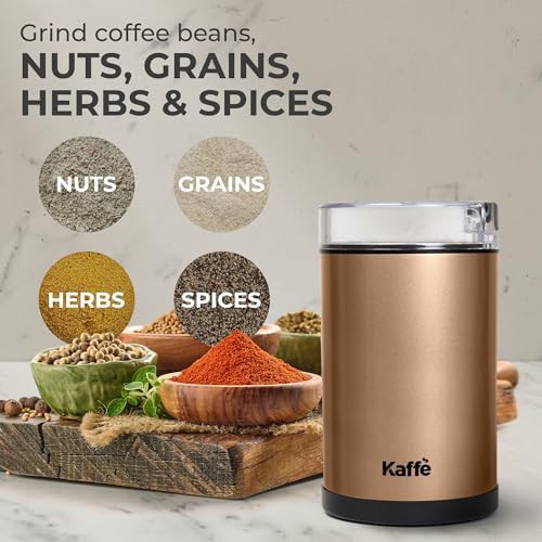 Kaffè copper one touch electric coffee grinder — photo 4
