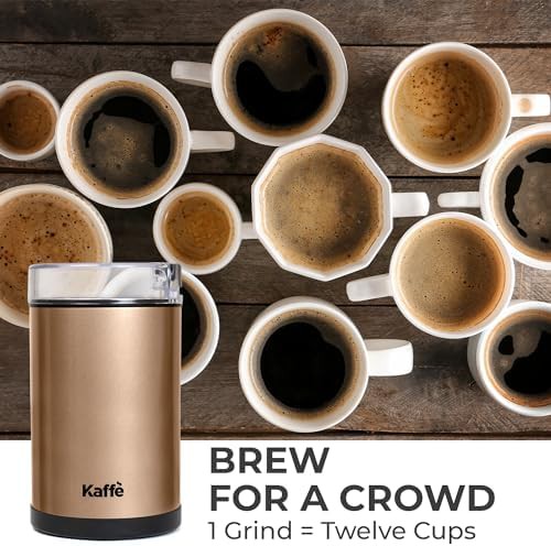 Kaffè copper one touch electric coffee grinder — photo 5