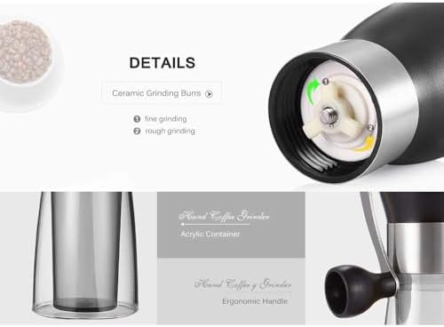 Portable adjustable manual travel coffee grinder — photo 4