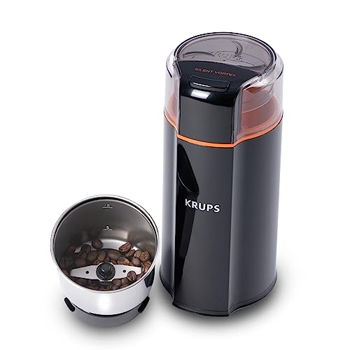 Silent Vortex Electric Coffee Grinder: 3 oz Capacity