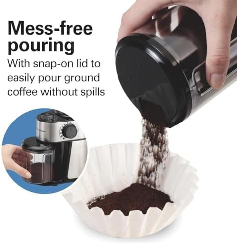 Electric espresso grinder with large hopper — photo 4