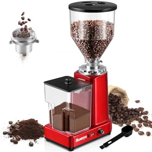 Red bulk grinding stepless flat burr machine