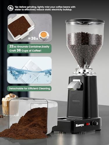 Large capacity bulk flat burr grinder — photo 5