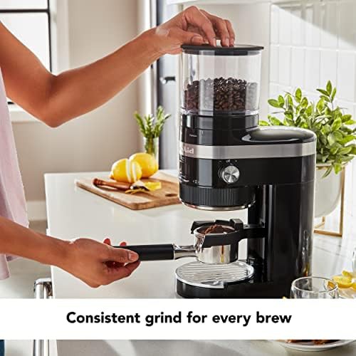 Onyx black electric French press grinder — photo 3