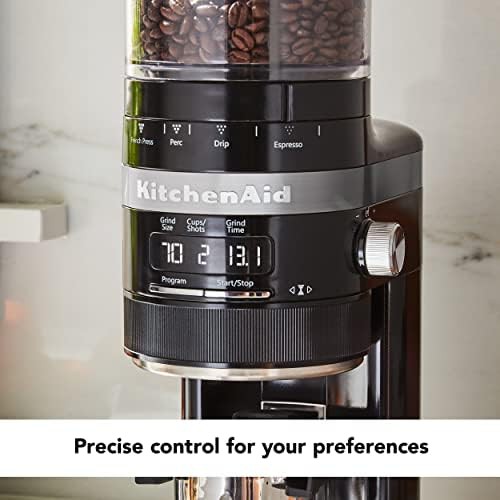 Onyx black electric French press grinder — photo 4
