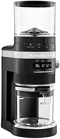 Matte black KCG8433 burr coffee grinder