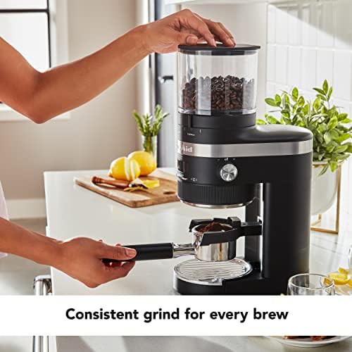 Matte black KCG8433 burr coffee grinder — photo 3