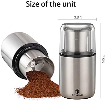 Electric stainless steel coffee and spice grinder — photo 5