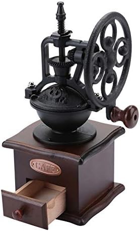 BHDD wooden manual travel hand crank coffee mill