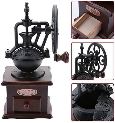 BHDD wooden manual travel hand crank coffee mill — photo 3