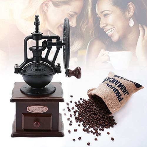 BHDD wooden manual travel hand crank coffee mill — photo 5