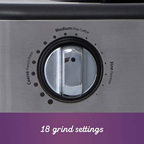 Automatic 18 preset stainless steel grinder — photo 4