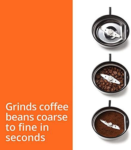 Krups fast touch electric silver coffee grinder — photo 3