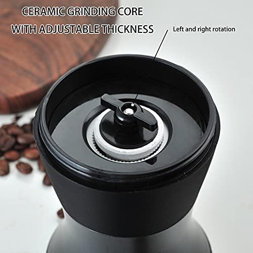 Manual ceramic grinder with transparent cup body — photo 4
