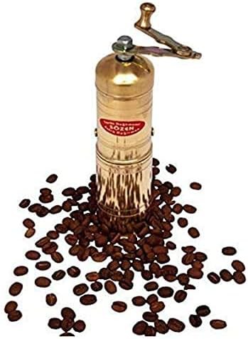 Handmade brass manual coffee bean mill — photo 5