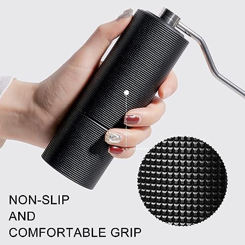 Conical burr French press hand coffee grinder — photo 3