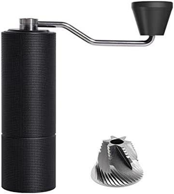 Manual stainless steel conical coffee grinder