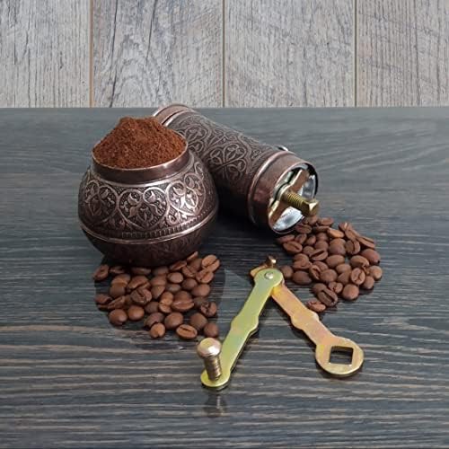 Turkish style dark brown manual grinder — photo 3