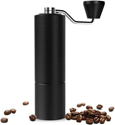 Medium capacity black hand coffee grinder