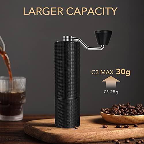 Medium capacity black hand coffee grinder — photo 3