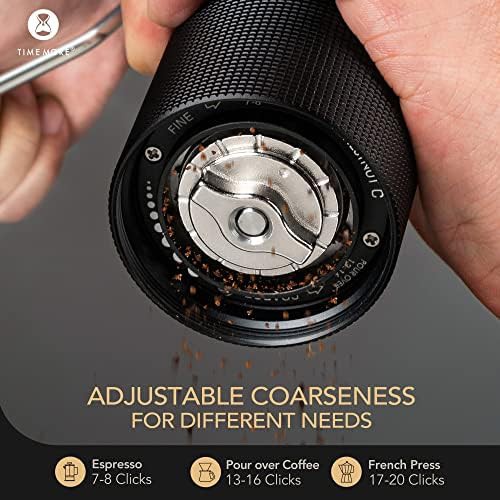 Medium capacity black hand coffee grinder — photo 4