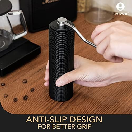 Medium capacity black hand coffee grinder — photo 5