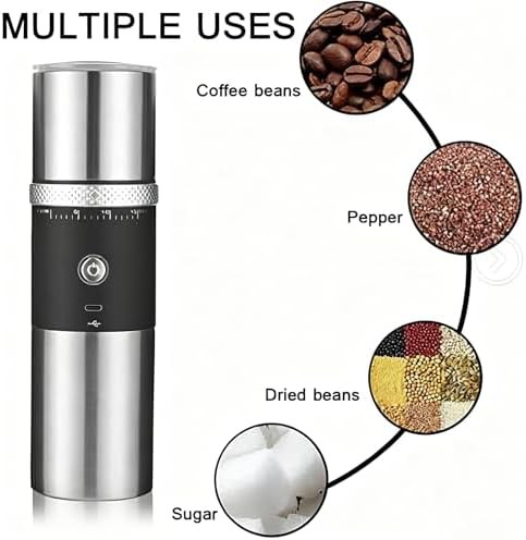 Portable cordless rechargeable espresso grinder — photo 2