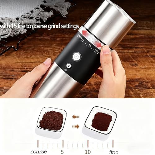 Portable cordless rechargeable espresso grinder — photo 4