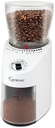 White infinity plus conical burr grinder
