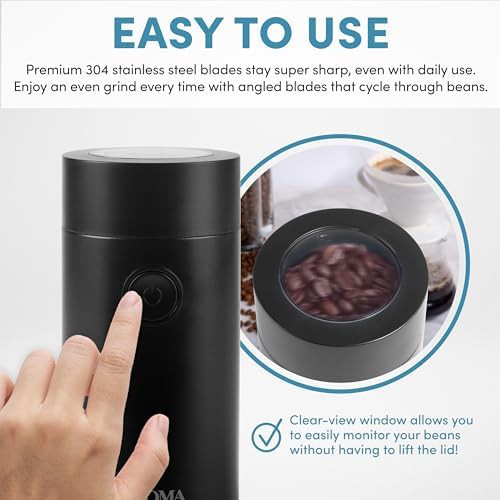 Mini electric herb and coffee grinder — photo 3