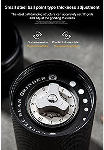 Aluminum manual conical burr coffee grinder — photo 3