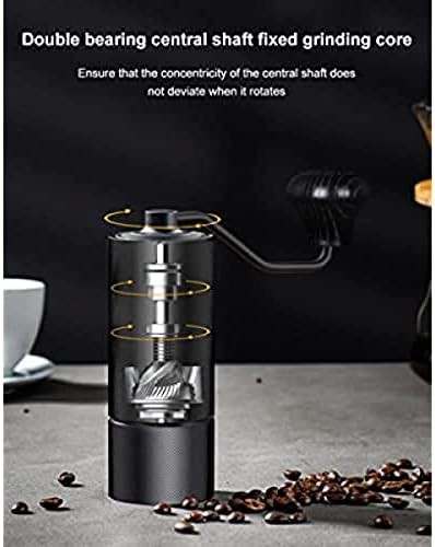 Aluminum manual conical burr coffee grinder — photo 4