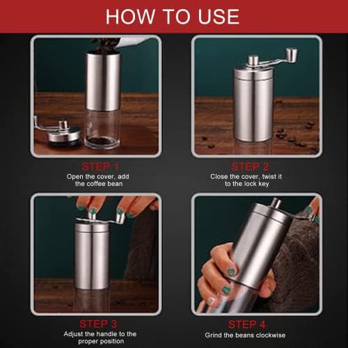 Metallic wood finish stainless steel grinder — photo 5