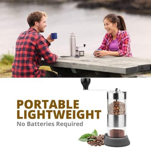Visible Stainless Manual Espresso Coffee Grinder — photo 5
