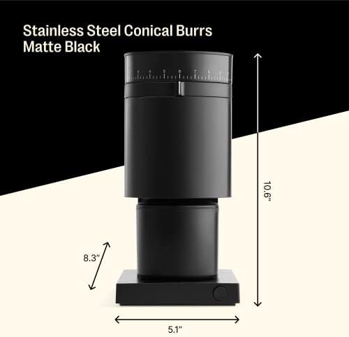 Fellow Opus black conical burr grinder — photo 4