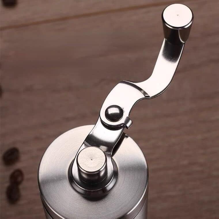 Marbled wood grain manual coffee machine — photo 4