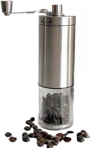 Compact portable manual bean coffee grinder