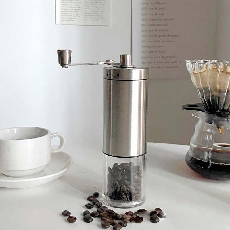 Compact portable manual bean coffee grinder — photo 3