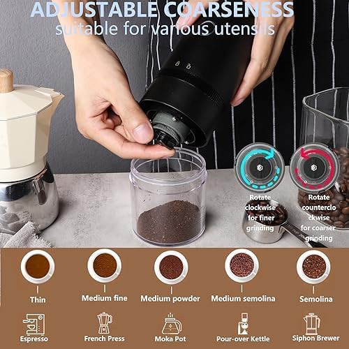 Mosyone electric ceramic small pour over grinder — photo 5