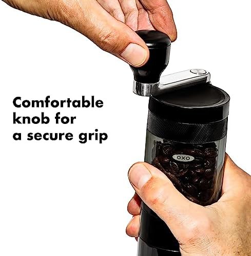 Manual stainless steel burr camping grinder — photo 3