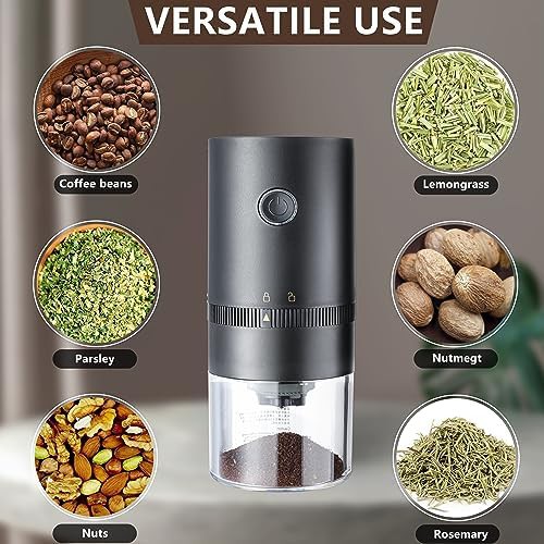 Stainless steel conical burr coffee grinder — photo 3