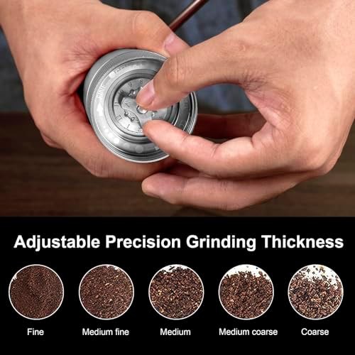 Manual aluminum grinder for espresso and pour over — photo 5