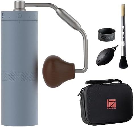 Pacific blue portable manual coffee grinder