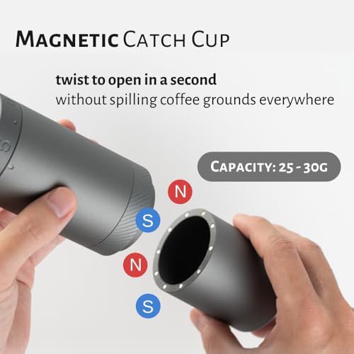 Pacific blue portable manual coffee grinder — photo 4
